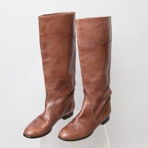 J. Crew Brown Heeled Boots